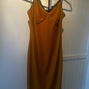 Cynthia Steffe Mustard Yellow Dress